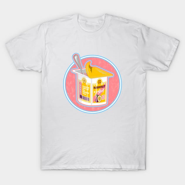 Passionfruit yoghurt T-Shirt by mailboxdisco